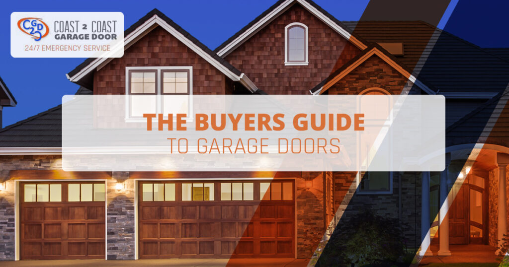 a home with 2 garage doors