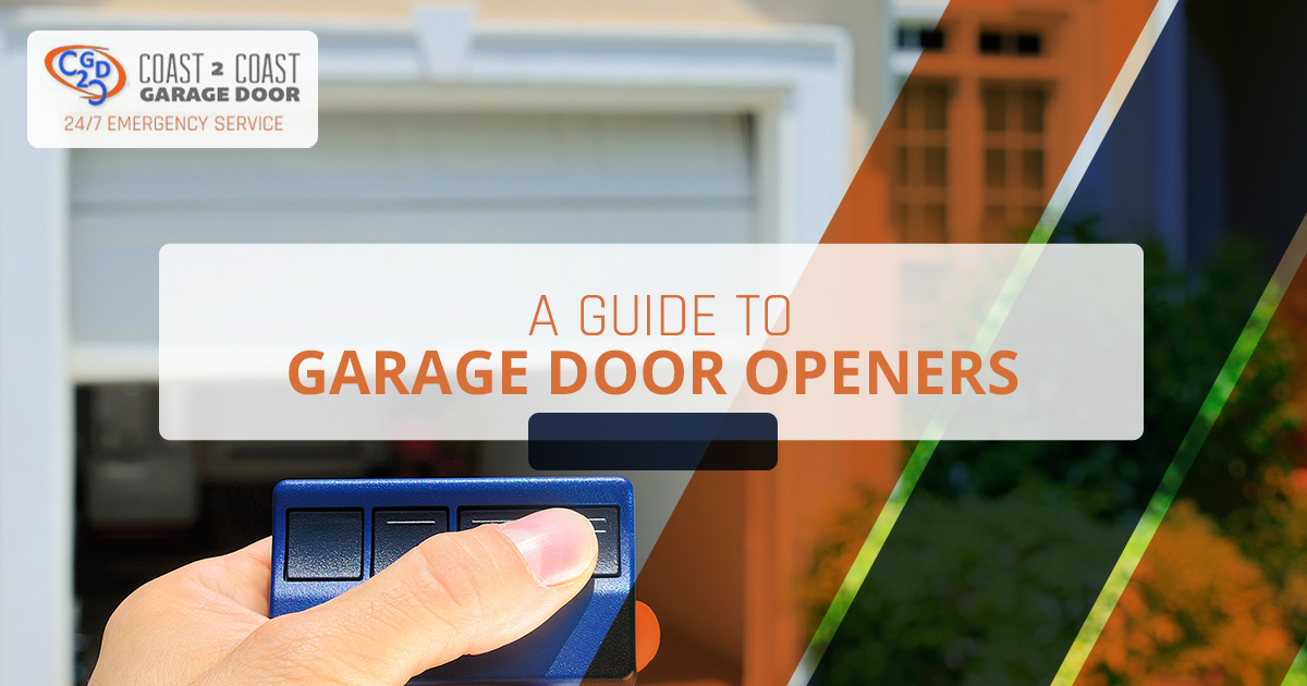 a garage door remote in hand