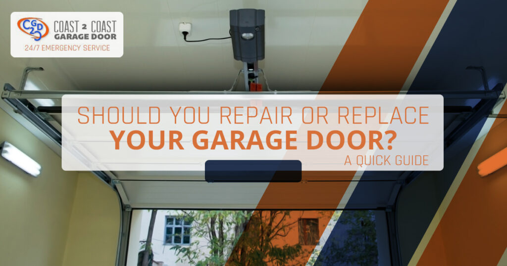 Should You Repair Replace Garage Door