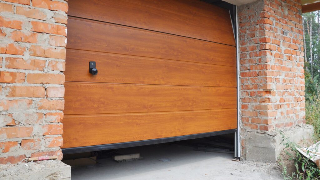 Garage door opening