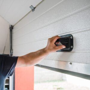 testing garage door