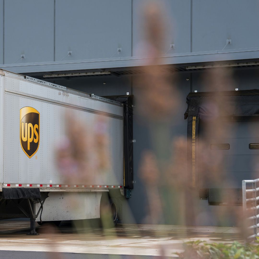 UPS at loading dock