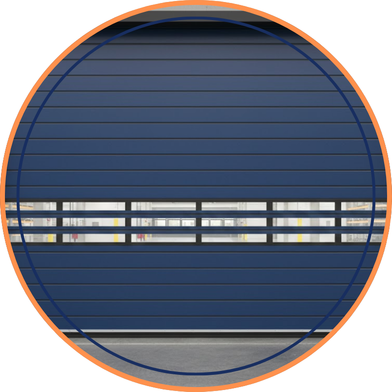 high speed rigid door