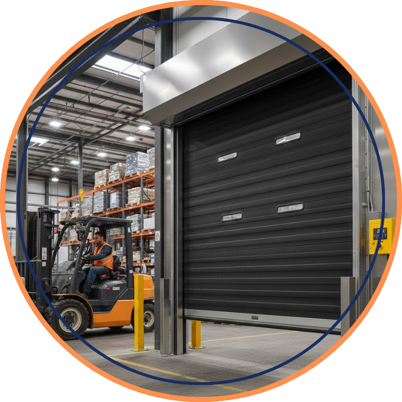 high-speed rubber door