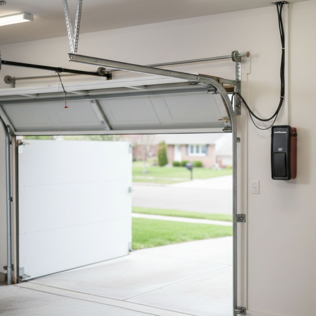 LiftMaster opening garage door