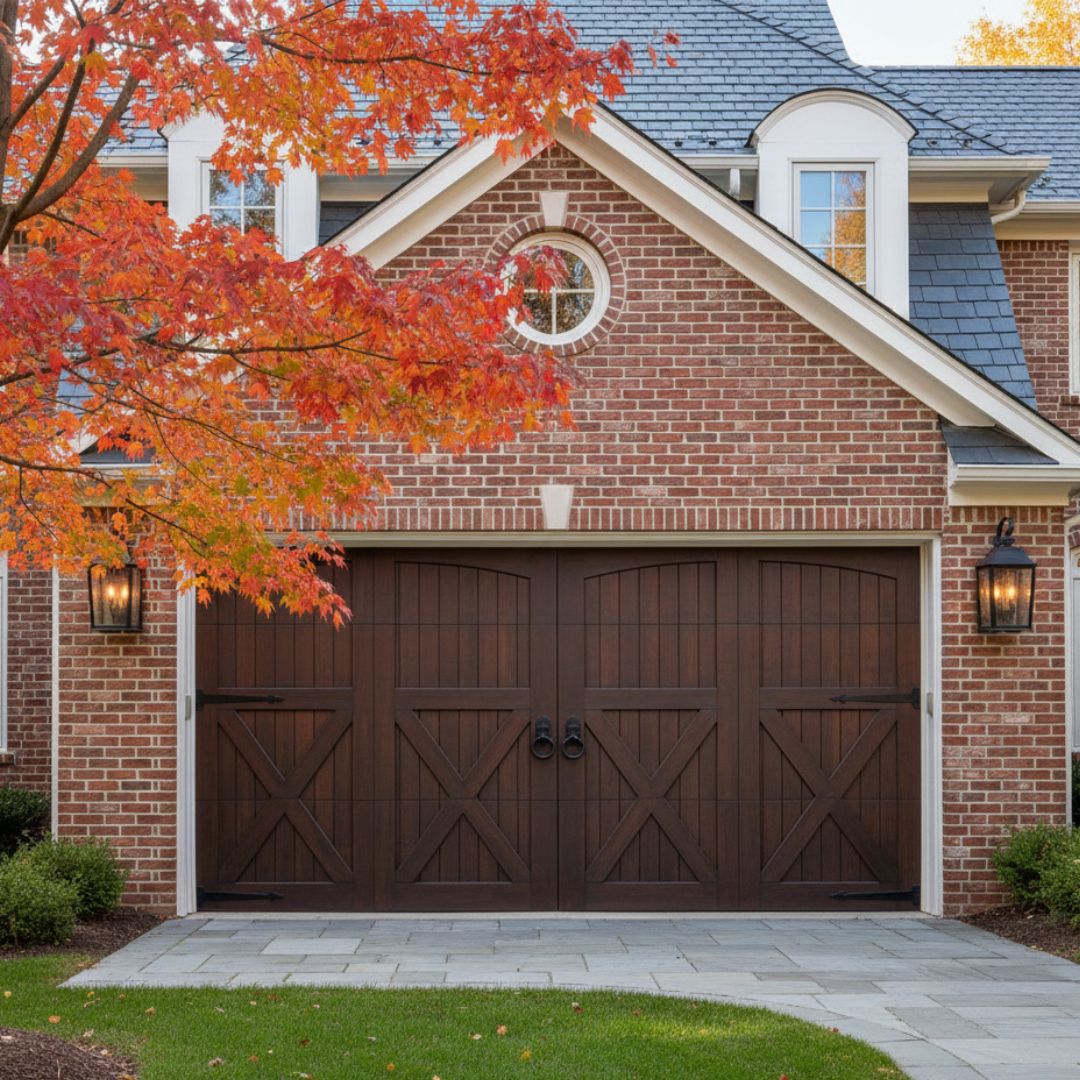 Carriage style garage door