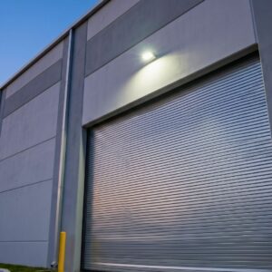 exterior of a commercial building