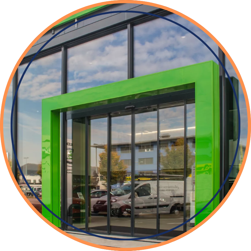 Record TSA 20 Telescopic Sliding Door