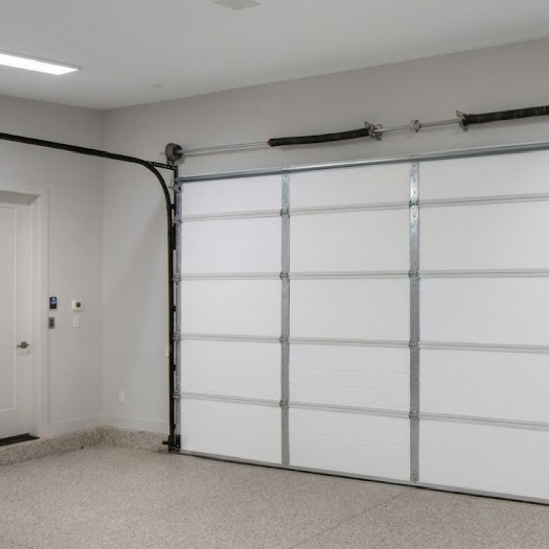 Insulated residential garage door